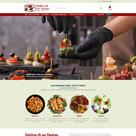 Website creation Gastronomiaroma.eu by Delizie di un Tempo 
