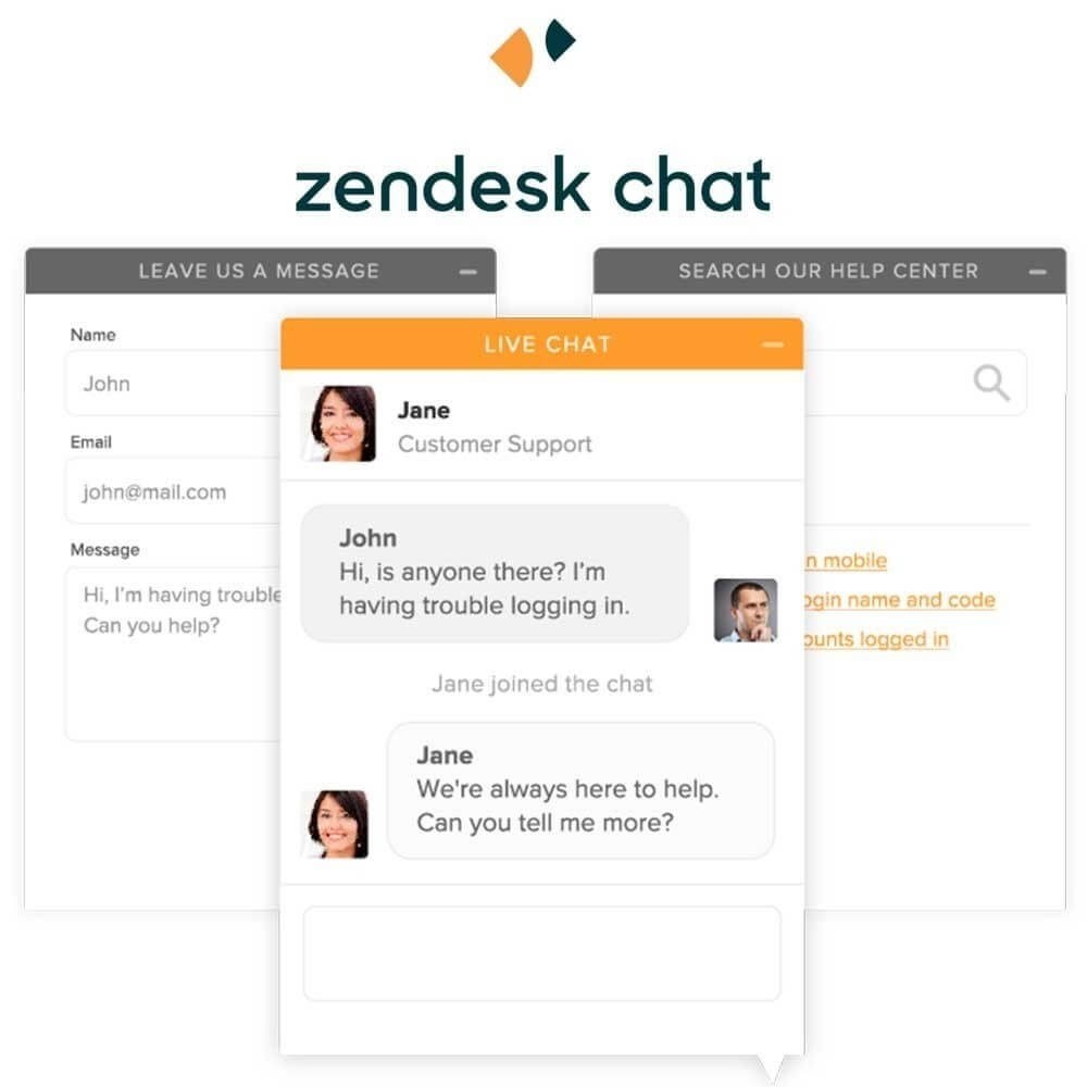 Zendesk chat
