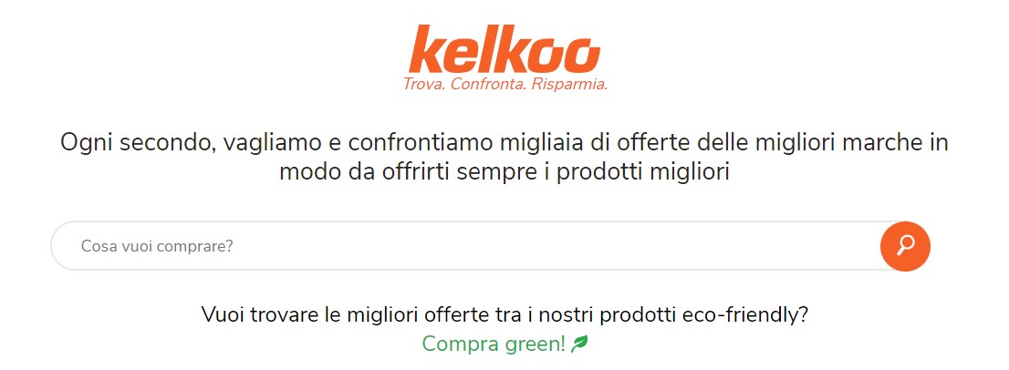 Kelkoo the European price comparison site