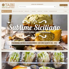 E-commerce migration Taibi Sicilian Pastry