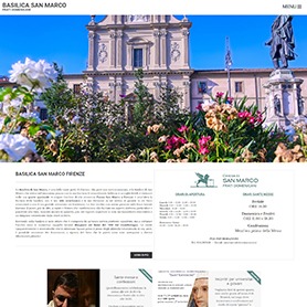 Realizzazione nuovo sito web San Marco Firenze