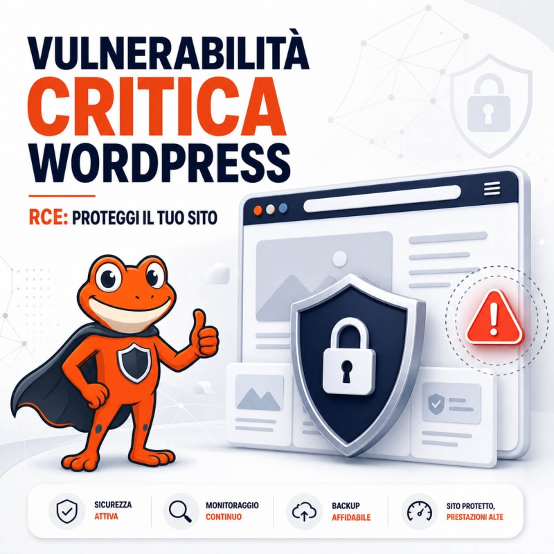 Vulnerabilità critica in WordPress: cosa sapere sul rischio RCE e come proteggere il sito