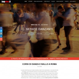  Website Development: Impetus Dance Courses