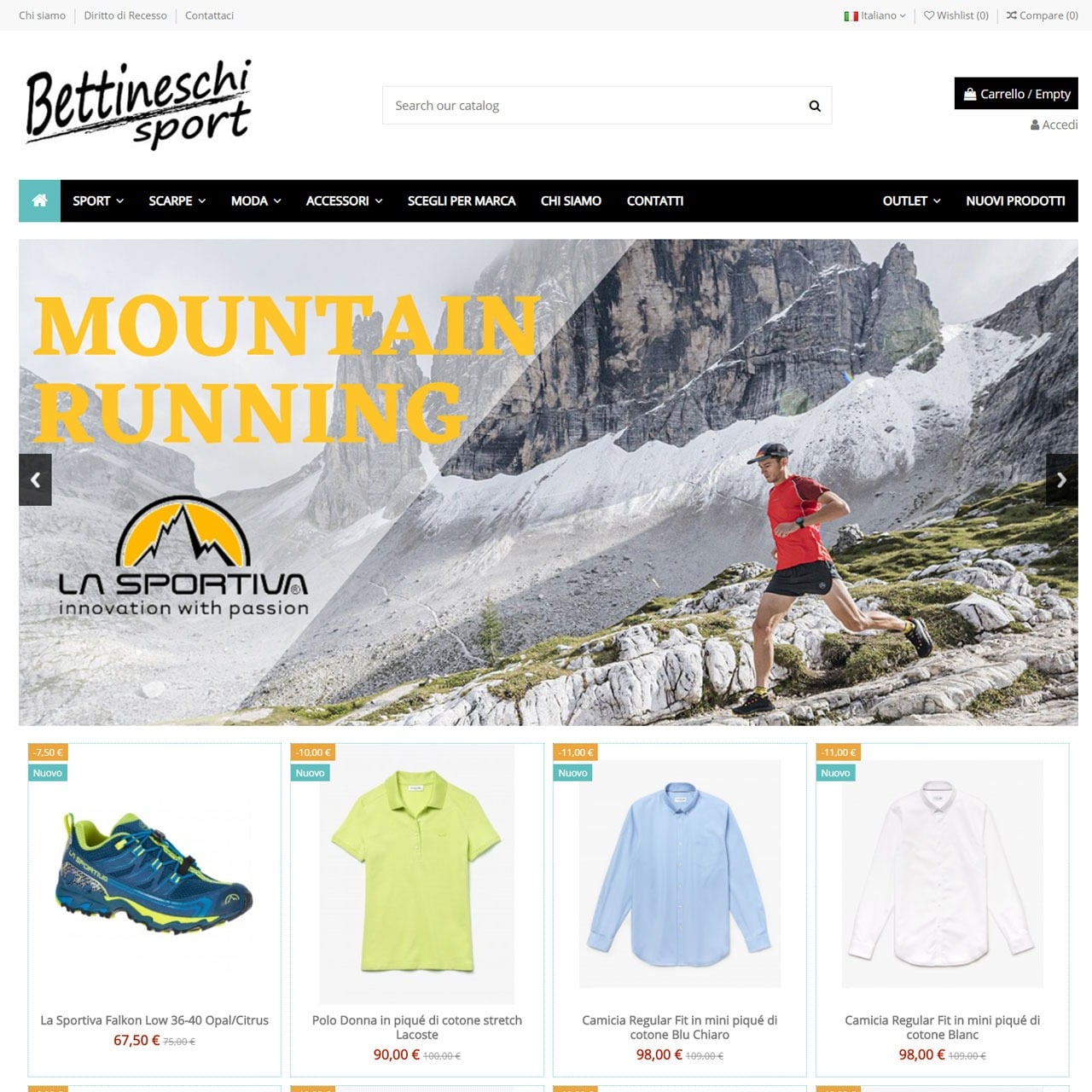 Bettineschi Sport E-commerce