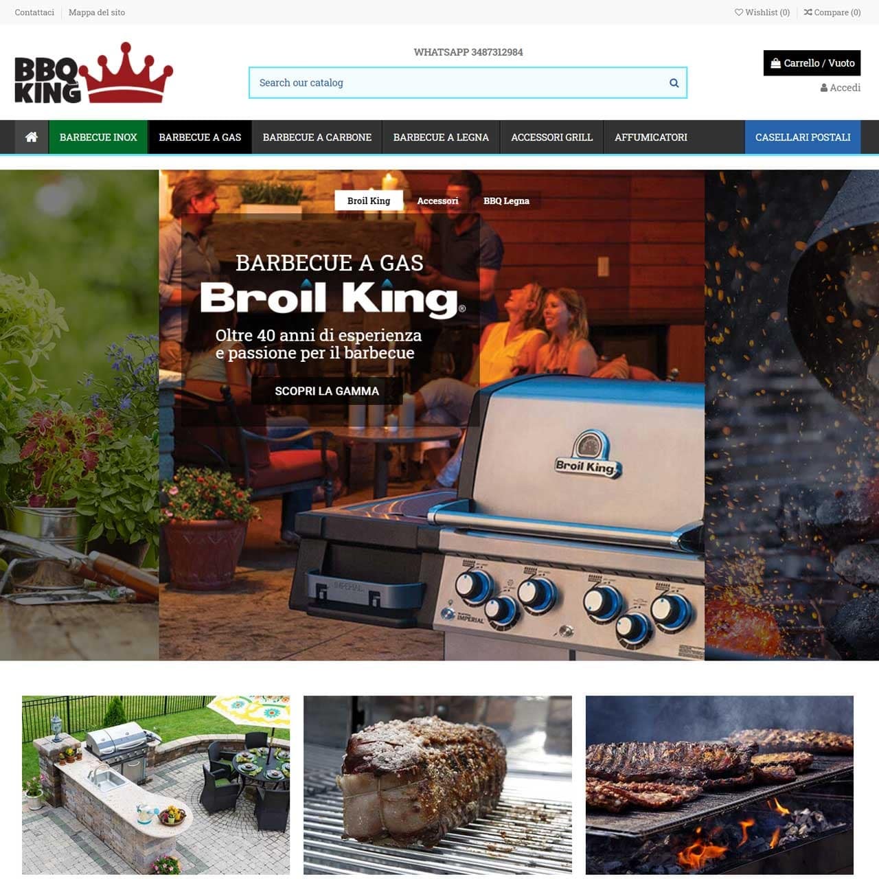 Creation of Barbecue King e-commerce